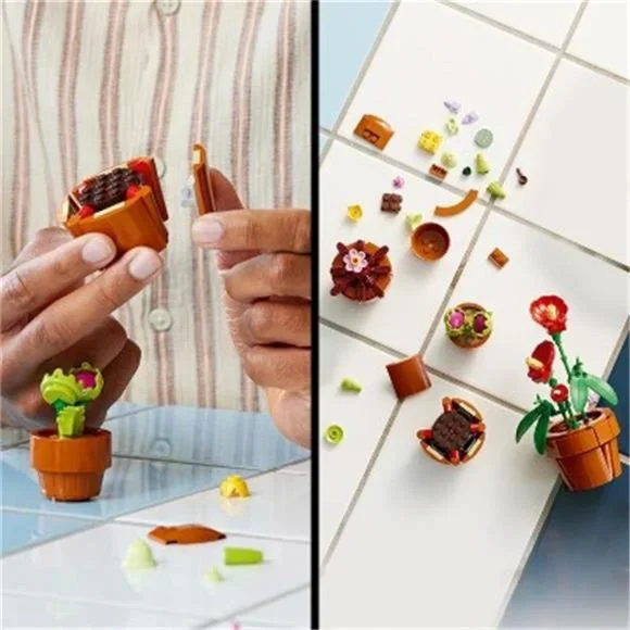 LEGO Icons Tiny Plants Build and Display Set for Valentines Day